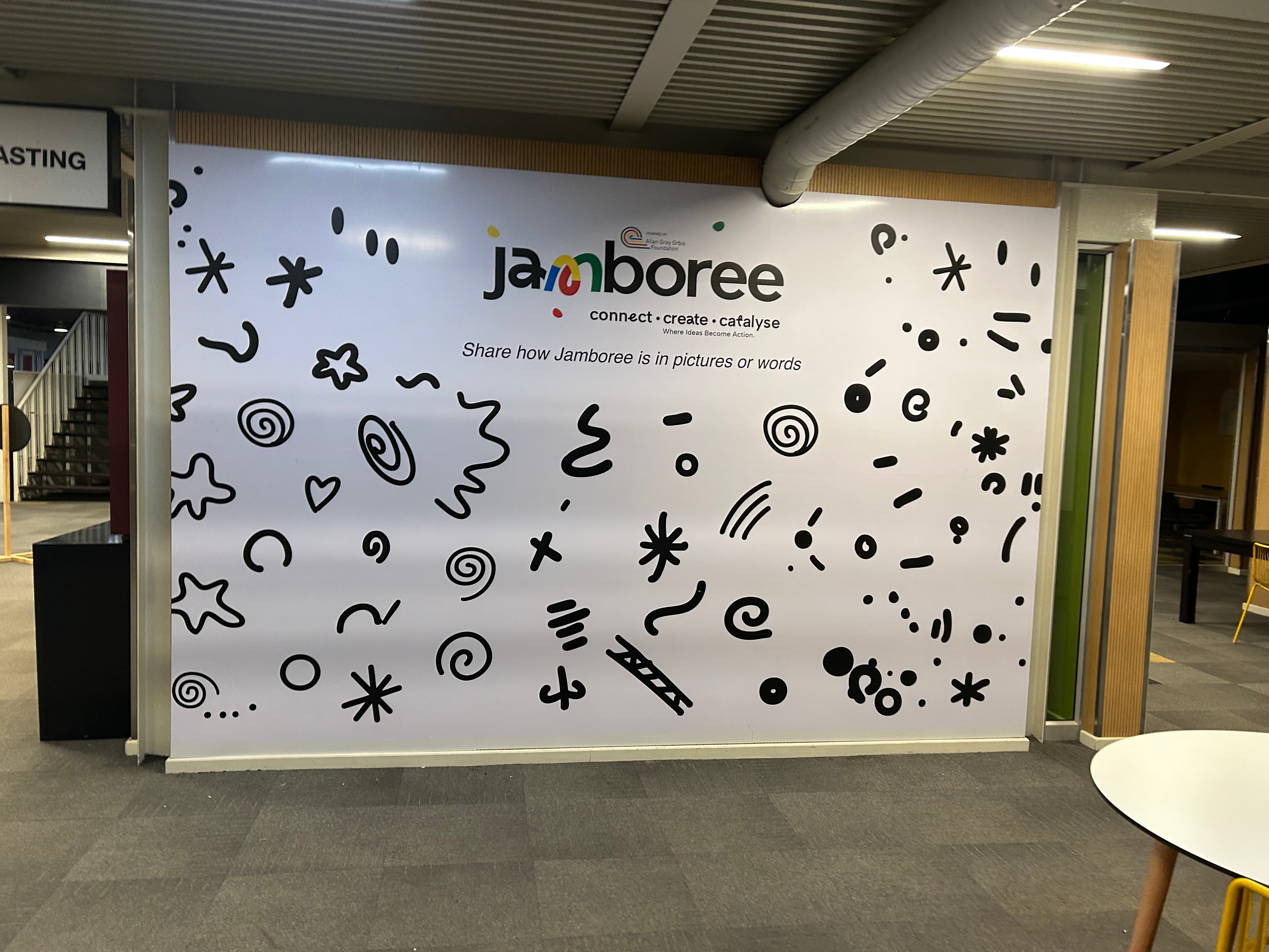 Office Wall Mural — Large format printed wall mural installed for a Johannesburg corporate office